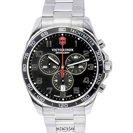 Montre Homme Victorinox Fieldforce Classique Chronographe Cadran Noir Quartz 241899 100M