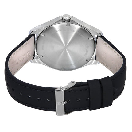 Montre homme Victorinox Alliance, bracelet cuir, cadran noir, quartz, 241904, 100 m, avec coffret de couteaux