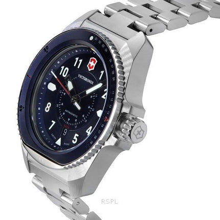 Montre pour homme Victorinox Journey 1884 en acier inoxydable avec cadran bleu et quartz 241978 200M