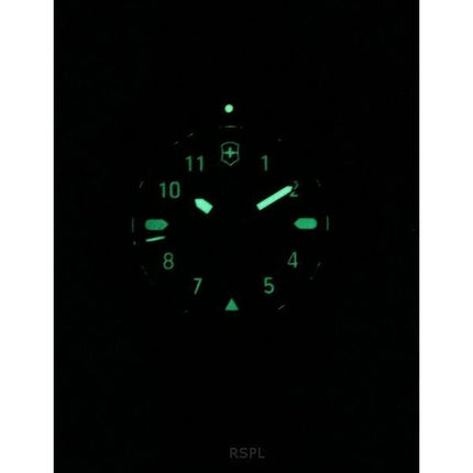 Montre homme Victorinox Swiss Army Journey 1884 avec bracelet en caoutchouc et cadran noir, 241982, 200 m