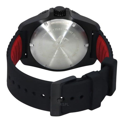 Montre homme Victorinox Swiss Army Journey 1884 avec bracelet en caoutchouc et cadran noir, 241982, 200 m