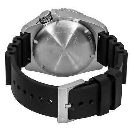 Montre de plongée automatique Victorinox Swiss Army Dive Pro avec bracelet en caoutchouc et cadran noir 241994 300M pour homme