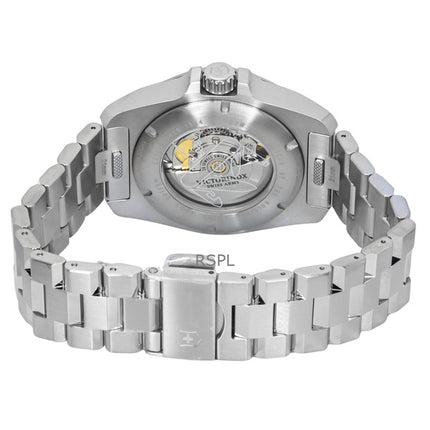 Montre homme Victorinox INOX 242020 automatique en acier inoxydable avec cadran bleu, 200 m