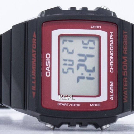 Casio Illuminator alarme chronographe montre unisexe numérique W-215H-1A2VDF W215H-1A2VDF