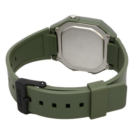 Montre Casio Youth avec bracelet en résine numérique et quartz W-217H-3AV pour hommes