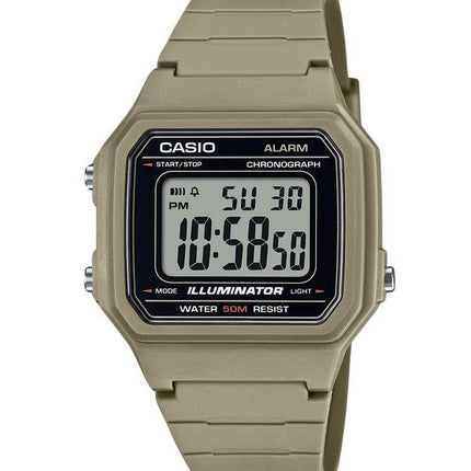 Montre pour hommes Casio Youth avec bracelet en résine numérique et quartz W-217H-5AV