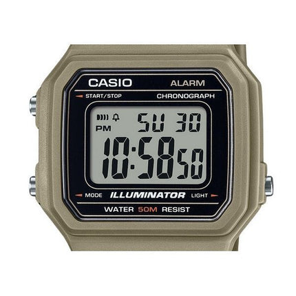 Montre pour hommes Casio Youth avec bracelet en résine numérique et quartz W-217H-5AV