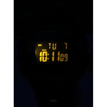 Montre pour homme Casio Standard avec bracelet en résine numérique et cadran noir è  quartz W-218H-1B