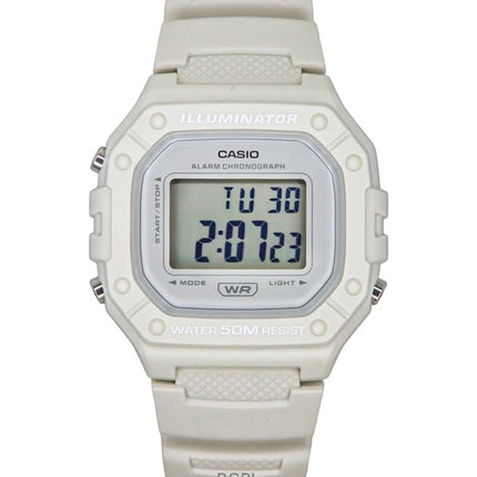 Montre Casio Youth Digital à quartz avec bracelet en résine W-218HC-8AV unisexe