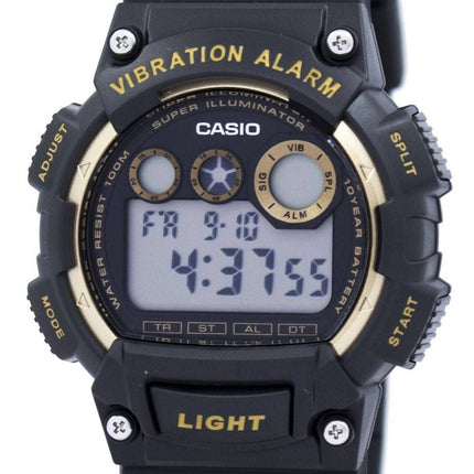 Super Casio Illuminator Vibration alarme numérique W-735H-1A2V montre homme