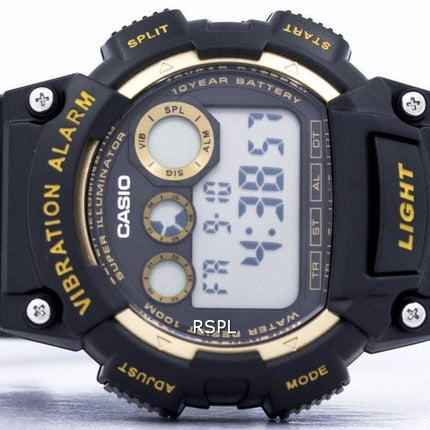 Super Casio Illuminator Vibration alarme numérique W-735H-1A2V montre homme