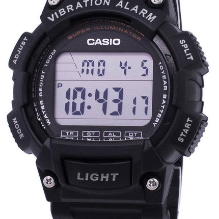 Casio jeunesse illuminateur Super vibrations alarme numérique W736H-1AV W-736H-1AV montre homme