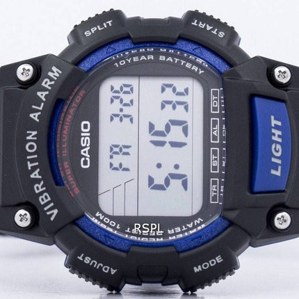 Casio Super illuminateur Dual Time Vibration alarme numérique W-736H-2AV montre homme