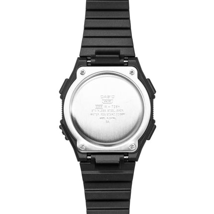 Montre homme Casio Digital W-738H-3AV, bracelet en résine, cadran noir, mouvement à quartz, étanche à 100 m