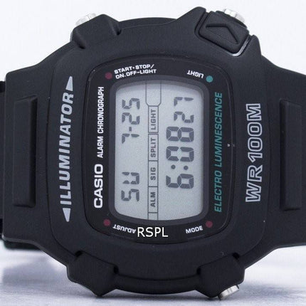 Casio Illuminator Electro Luminescence chronographe alarme W-740-1V montre homme
