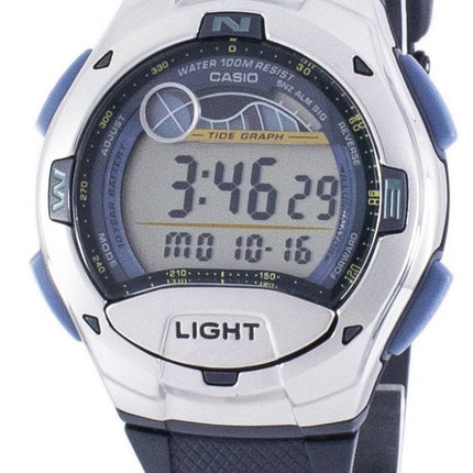 Montre Casio Sport illuminateur marée graphique Moon Phase numérique W-753-2AV W753-2AV hommes