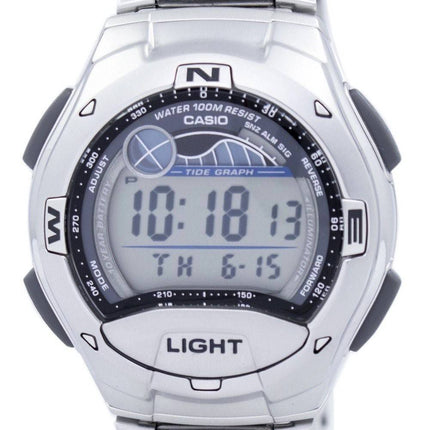 Casio double temps alarme marée graphique numérique W-753D-1AV W753D-1AV montre homme