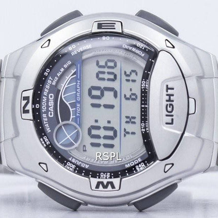 Casio double temps alarme marée graphique numérique W-753D-1AV W753D-1AV montre homme