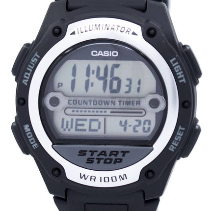 Montre Casio Illuminator monde temps numérique W-756-1AV W756-1AV hommes