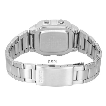 Montre Casio Digital pour homme, bracelet en acier inoxydable, mouvement à quartz W-800HD-1AV, étanche à 100 m