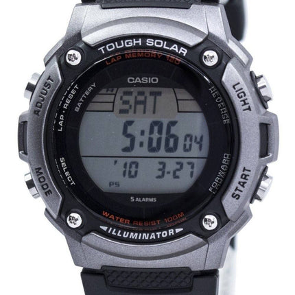 Montre Casio Tough Solar illuminateur Lap Memory 120 Digital W-S200H-1AV masculine