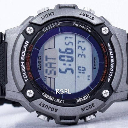 Montre Casio Tough Solar illuminateur Lap Memory 120 Digital W-S200H-1AV masculine