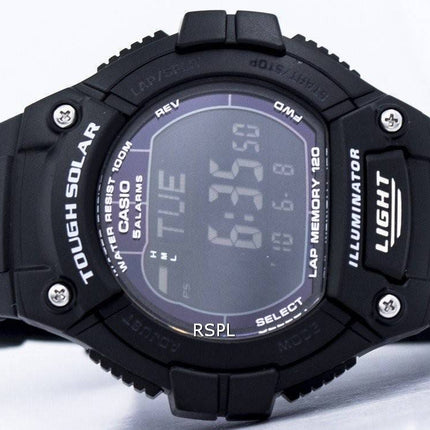 Casio Illuminator difficile Tour solaire mémoire alarme numérique W-S220-1BV montre homme
