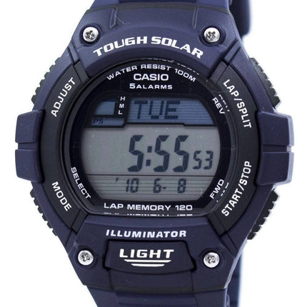 Casio Illuminator difficile Tour solaire mémoire alarme numérique W-S220-2AV montre homme