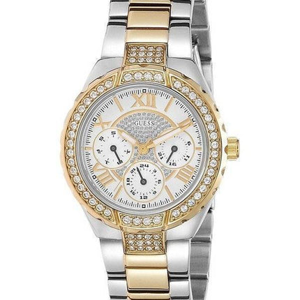 Guess montre deux tons en acier inoxydable multifonction Quartz W0111L5 féminin