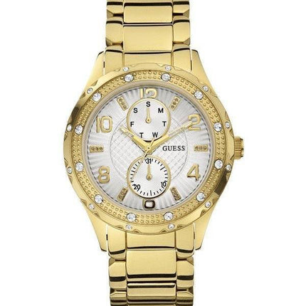 Guess montre multifonction couleur or cristal de Quartz W0442L2 féminin