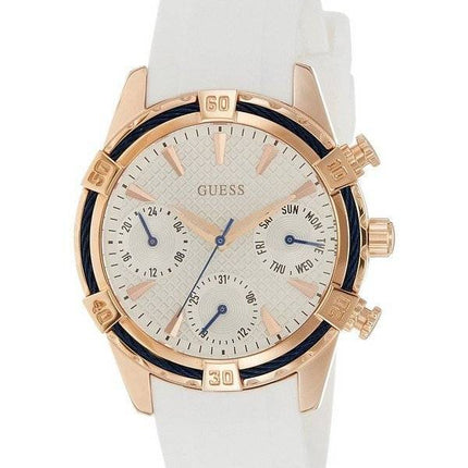 Guess montre chronographe Catalina Silicon bracelet Quartz W0562L1 masculin