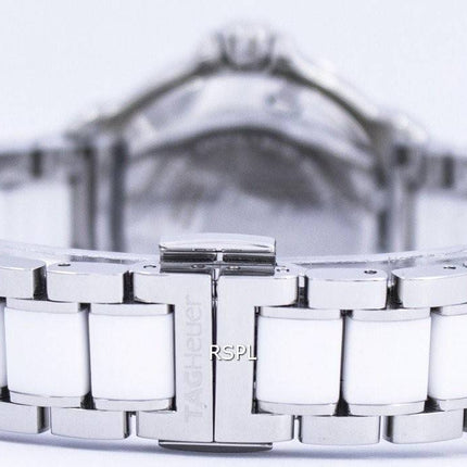 Tag Heuer Formula 1 en céramique blanc diamants Swiss Made WAH1213. BA0861 Women Watch