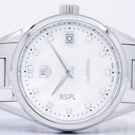 TAG Heuer Carrera Quartz diamant Accent WAR1314. BA0778 Women Watch