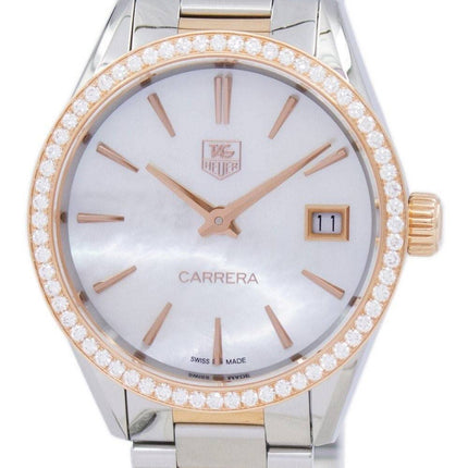 TAG Heuer Carrera Quartz diamant Accent WAR1353. BD0779 Women Watch