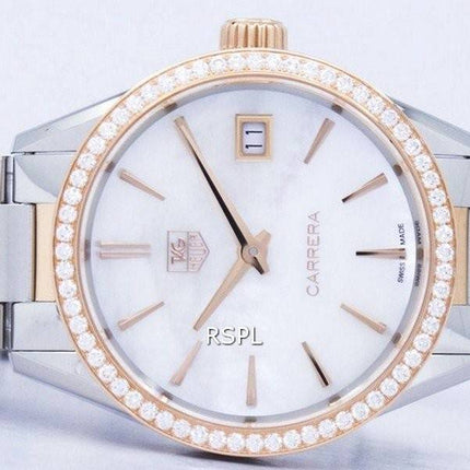 TAG Heuer Carrera Quartz diamant Accent WAR1353. BD0779 Women Watch