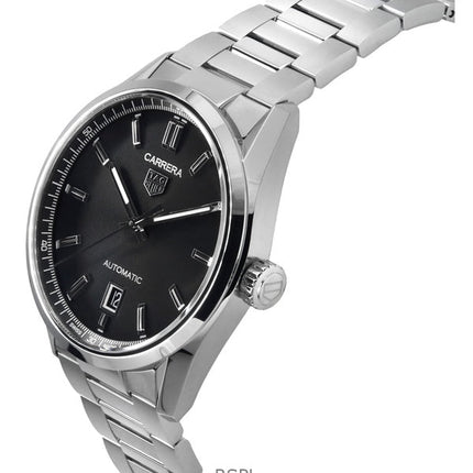 Montre Tag Heuer Carrera Date en acier inoxydable avec cadran noir automatique WBN2110.BA0639 100M pour homme