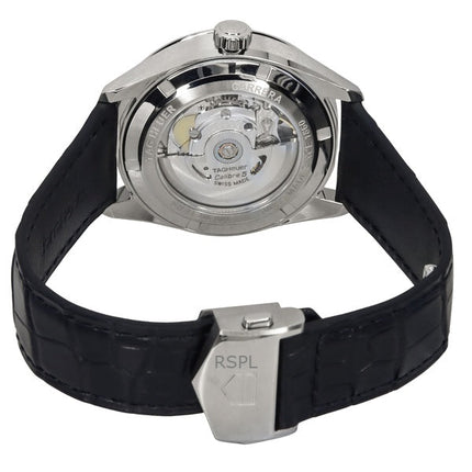 Montre Tag Heuer Carrera Date Bracelet Cuir Cadran Gris Automatique WBN2111.FC6505 100M Homme