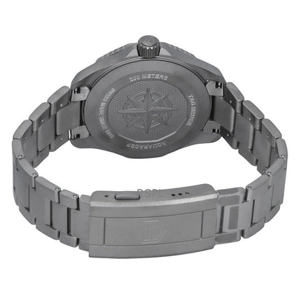 Montre de plongée Tag Heuer Aquaracer Professional 200 Solargraph Titanium Sunray cadran noir à quartz WBP1180.BF0000 200M pour