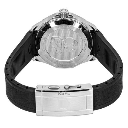 Montre de plongée automatique Tag Heuer Aquaracer pour homme, bracelet en caoutchouc, cadran noir, WBP5110.FT6257, 300 m