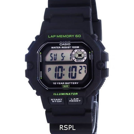 Casio Sports Gear Cadran Numérique Quartz WS-1400H-1A WS1400H-1 100M Montre Homme