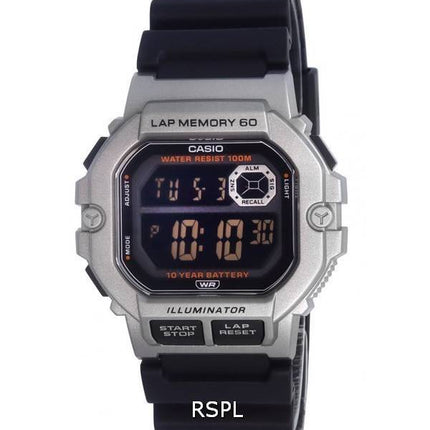 Casio Sports Gear Cadran Numérique Quartz WS-1400H-1B WS1400H-1B 100M Montre Homme