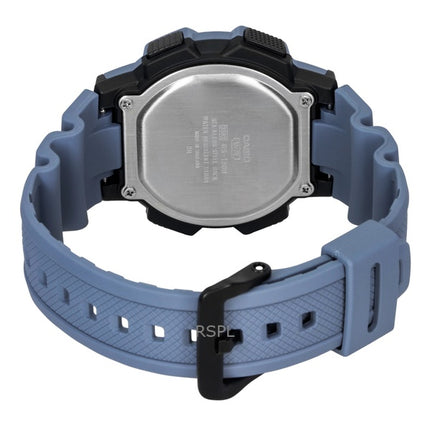 Montre homme Casio WS-1800-2AV à quartz, bracelet en résine, étanche à 100 m