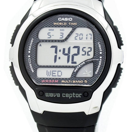 Montre Casio Wave Ceptor Multiband atomique 5 numérique WV-58E-1AV pour hommes