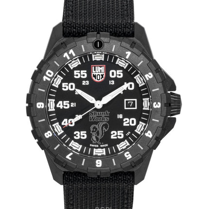 Montre de plongée à quartz Luminox F-117 Nighthawk X Skunk Works Heritage pour homme, cadran noir, 200 m, XA.6442.H