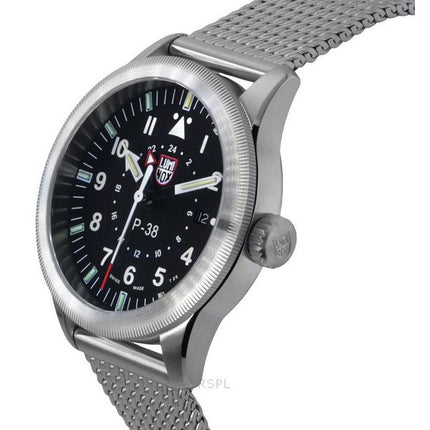 Montre Homme Luminox Air Pilot Lightning GMT Acier Inoxydable Cadran Noir Quartz XA.9522 100M