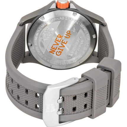 Montre homme Luminox Bear Grylls Survival Land, bracelet en caoutchouc, cadran marron, quartz, XB.3716, étanche à 100 m