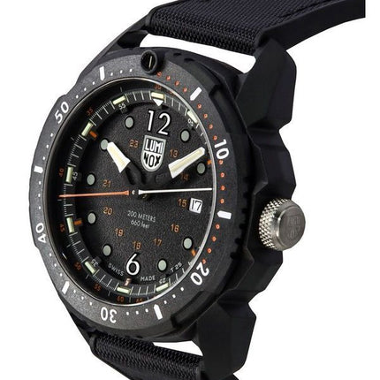 Montre pour homme Luminox ICE SAR Arctic Outdoor Adventure avec cadran noir et cadran noir pour plongeur à  quartz suisse XL.1052