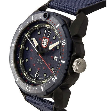 Montre pour homme Luminox ICE SAR Arctic Outdoor Adventure avec cadran bleu et cadran bleu pour plongeur à  quartz suisse XL.1053