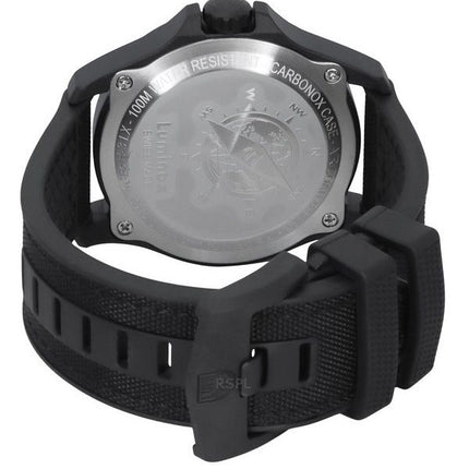 Montre homme Luminox Atacama Field avec bracelet en caoutchouc et cadran noir, quartz XL.1970.SET 100M, avec bracelet supplément