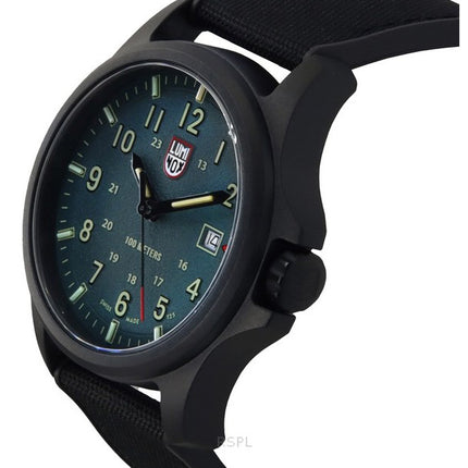 Montre Homme Luminox Atacama Field Bracelet Caoutchouc Cadran Vert Quartz XL.1977 100M